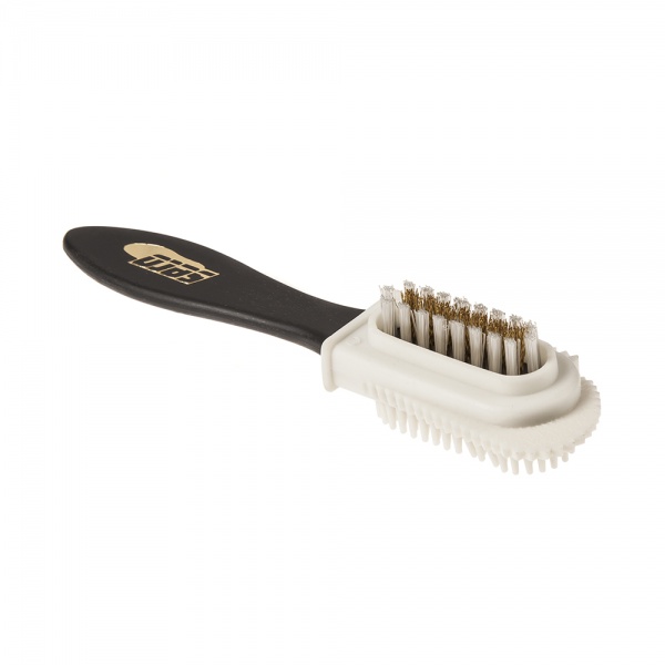 Combined suede brush (black)